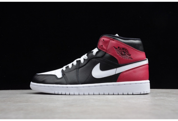 Air Jordan 1 Mid black noble red BQ6472-016 